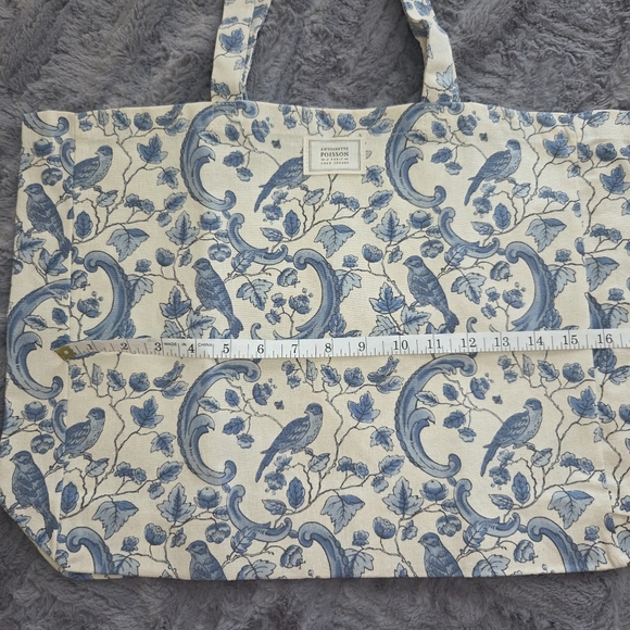 Sezane Antoinette Poisson Tote Bag NEW - Picture 3 of 8